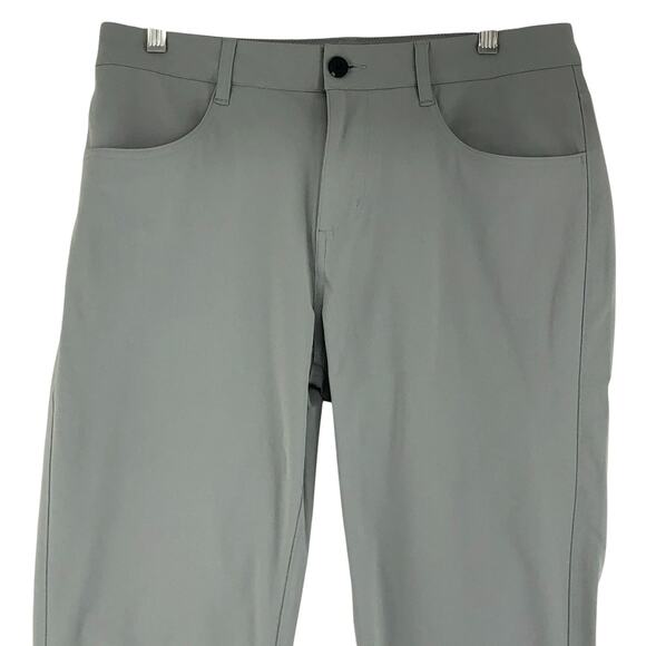 Vuori Pants Mens 31 Meta Gray Performance Stretch Slim Straight Active Golf - Picture 2 of 14